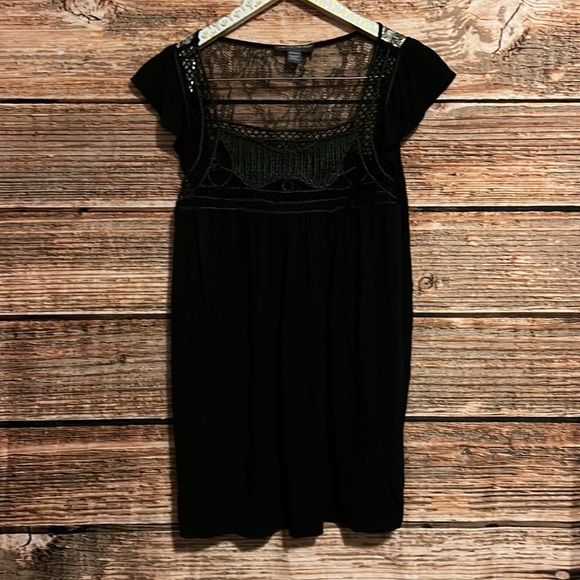 A Pea in the Pod Tops - Pea In The Pod Black Blouse